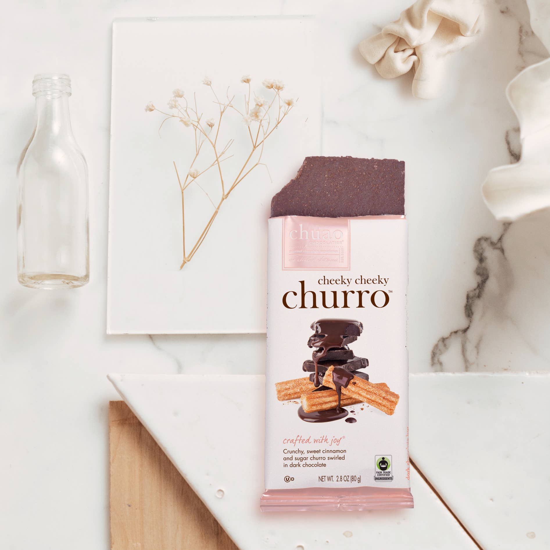 Chuao Chocolatier - Wholesale Chocolate Bar - Cheeky Cheeky Churro - Signature Bar4