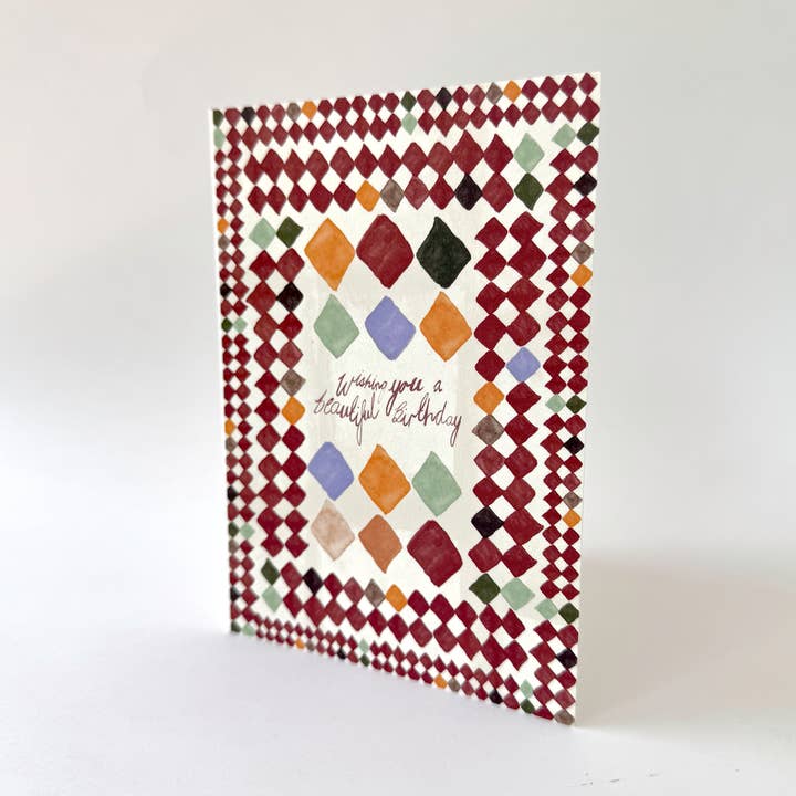 Beautiful Birthday-Tile for wholesale by Florence Fry