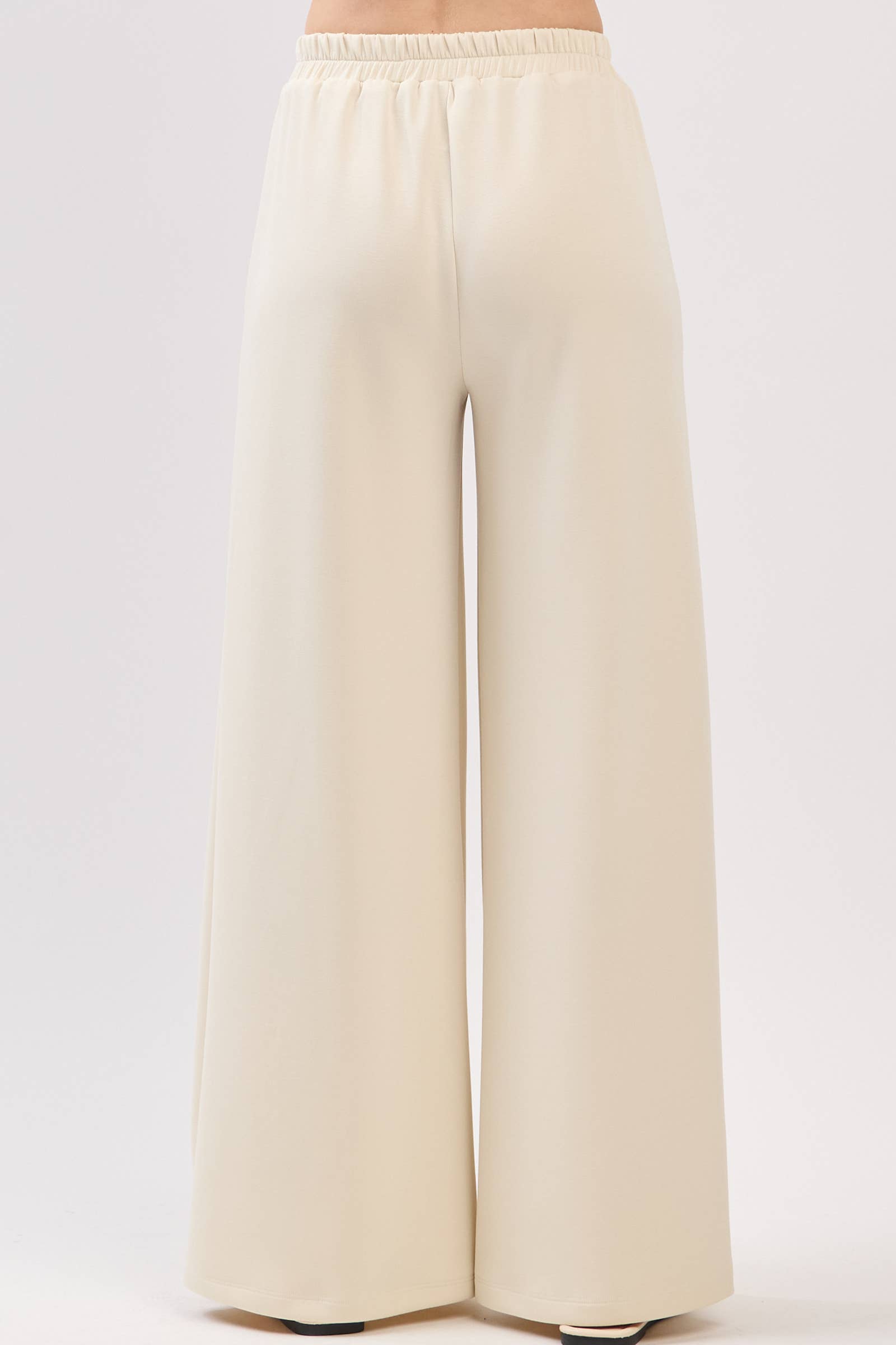 Final Touch - Wholesale Pants - Women's - Modal Jersey Wide Leg Pants - NP7033711