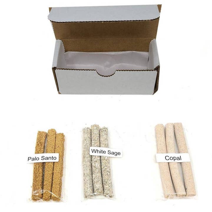 GREENROOTS USA LLC - Wholesale Incense - White Sage, Palo Santo, And Copal "Blanco" Incense