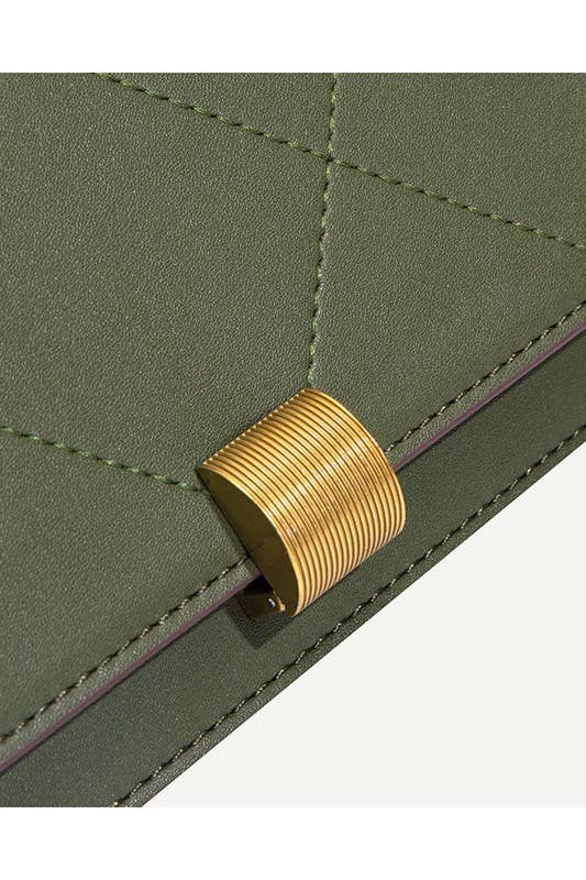 ACCITY - Wholesale Shoulder Bag - Women's - QUILTING DANDY SQUARE SHOULDER BAG PURSE_CWAB00073