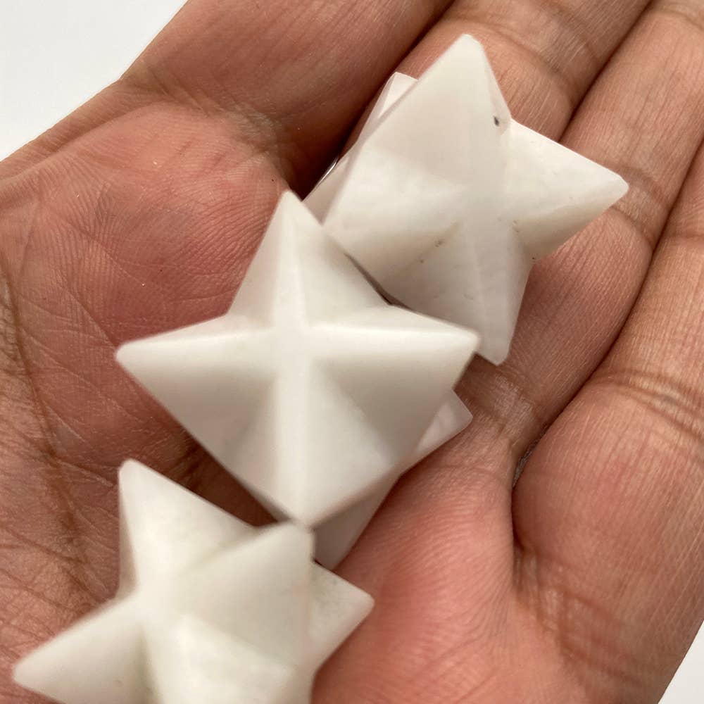 VIE - Vendita all'ingrosso Pietra/cristallo spirituale - Piccola stella Merkaba, 2 cm33