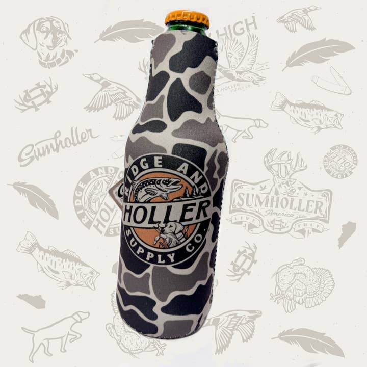 Ridge&Holler - Wholesale Drink Huggers & Koozies - Backwoods Chiller Bottle Koozie1