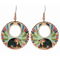 COPPER ARTS INC. - Venta al por mayor Pendientes colgantes - Pendientes EG 16 del dios del cielo de Horus del Antiguo Egipto