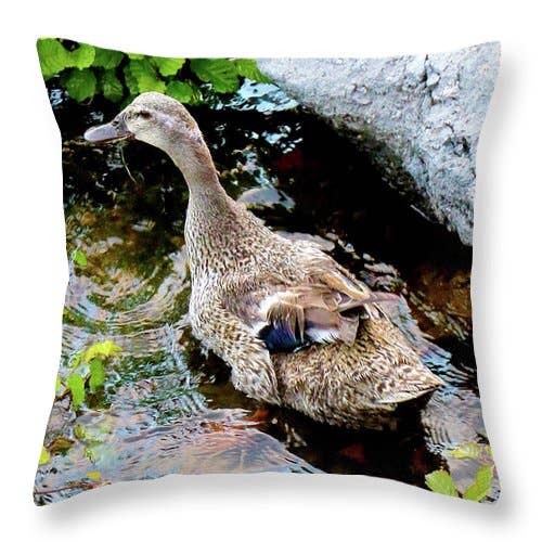 ALMOHADA «EL IMPRESIONANTE PÁJARO ACUÁTICO DE LAS ANÁTIDAS» para venta al por mayor de sorayadapuzzostore