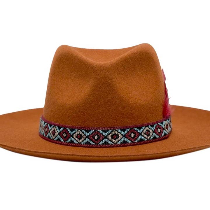 Epoch hats - Wholesale Fedora - Women's - Australian Wool Felt Wide Flat Brim Fedora Hat14