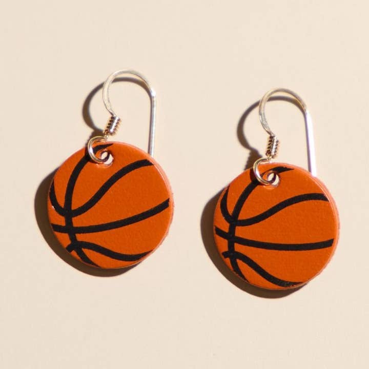 Brincos Mini Slam Dunk por atacado de Nickel and Suede