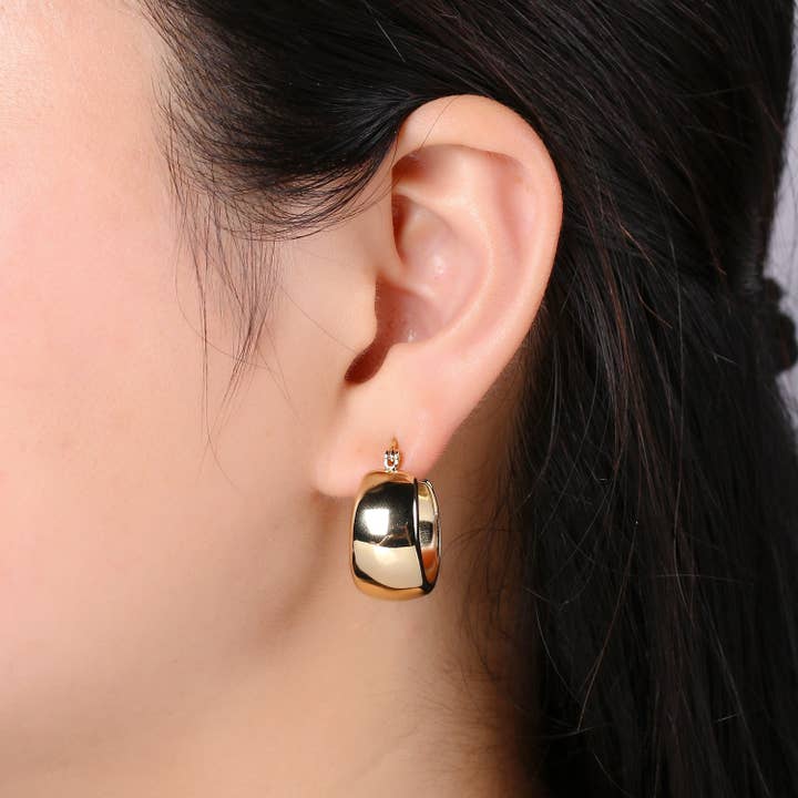 Aim Eternal - Wholesale Hoop earrings - Chunky Hoop Earring Gold Filled Earring Everday Wear Statement Jewelry5