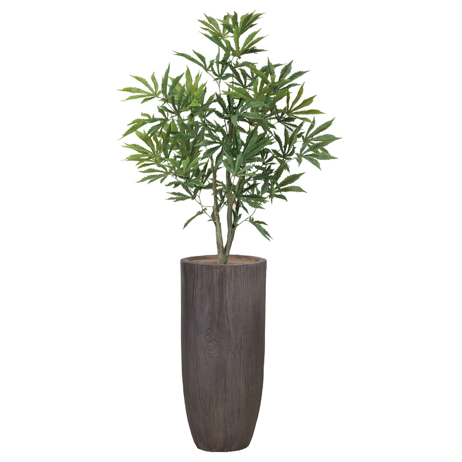 Vintage Home - Wholesale Artificial Plant - 56"H Artificial Cannabis plant, with Rope basket0