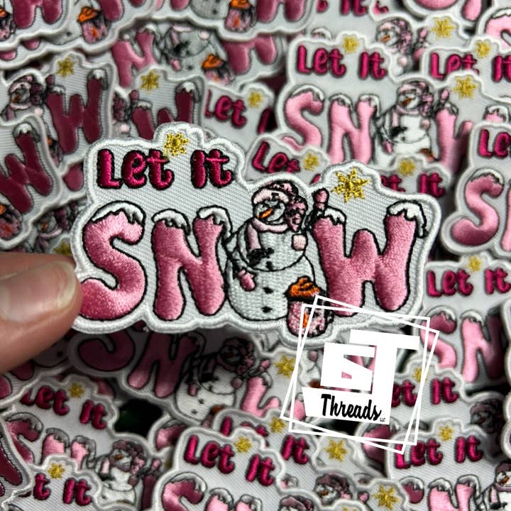 6j Threads LLC - Vendita all'ingrosso Toppe - Lascia che nevichi...Toppe per cappelli