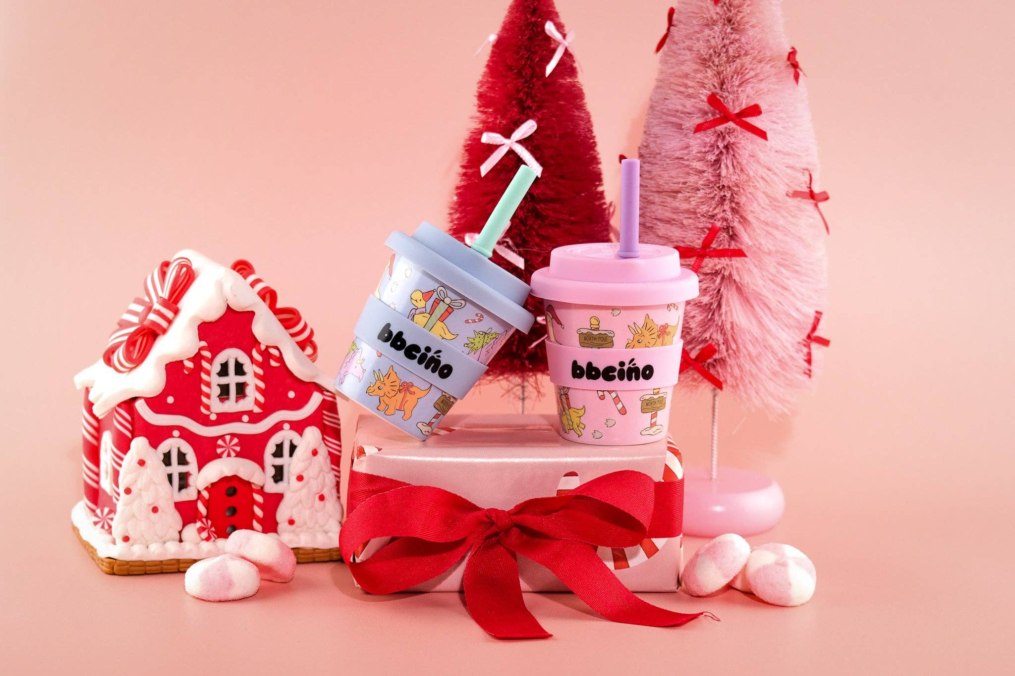 BBcino - Vendita all'ingrosso Bicchiere/tazza - Bambini e neonati - Santa’s Little Sipper in Blue - 120ml (CANNNUCCIA INCLUSA)6