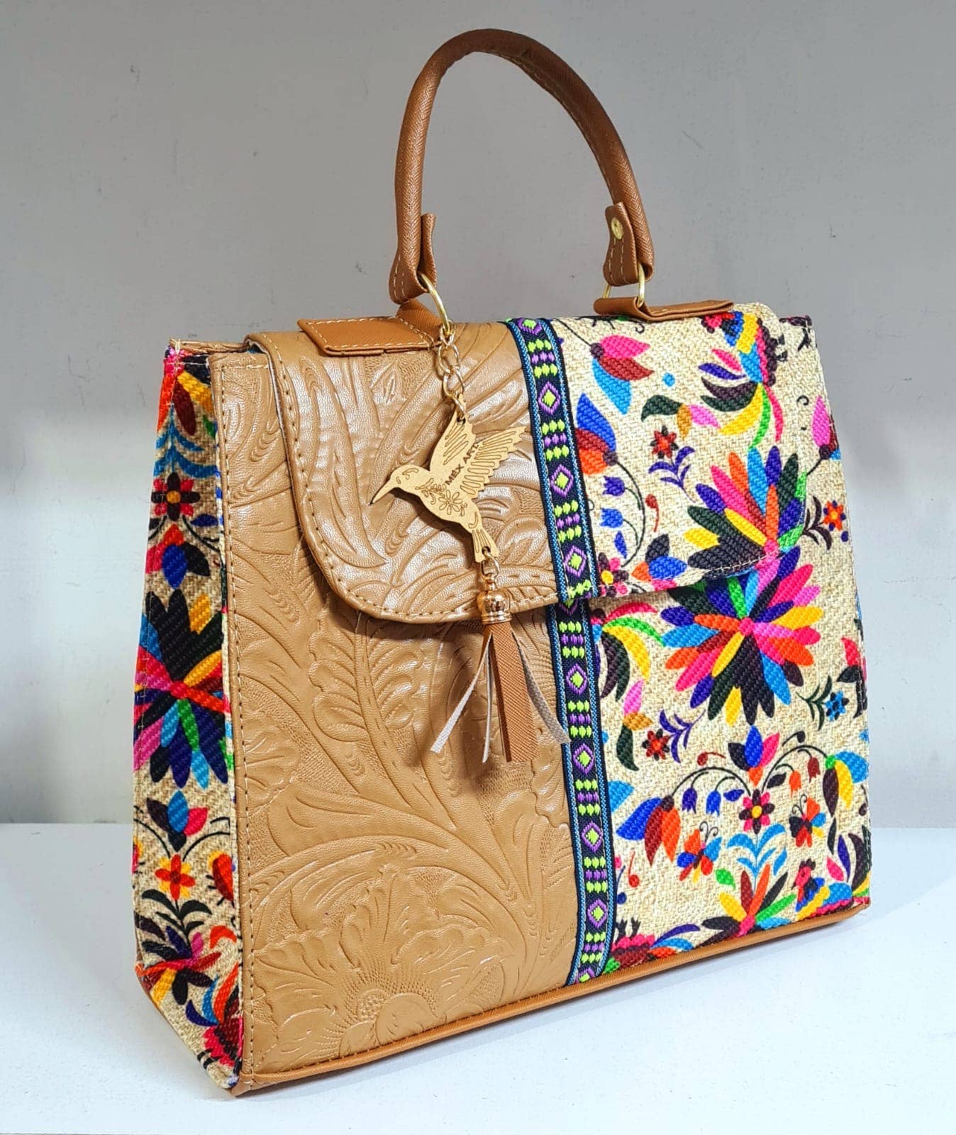 GMCE Global Trading, LLC - Wholesale Backpack - Women's - Handcrafted Artisan Backpack Embroidered Jute 4