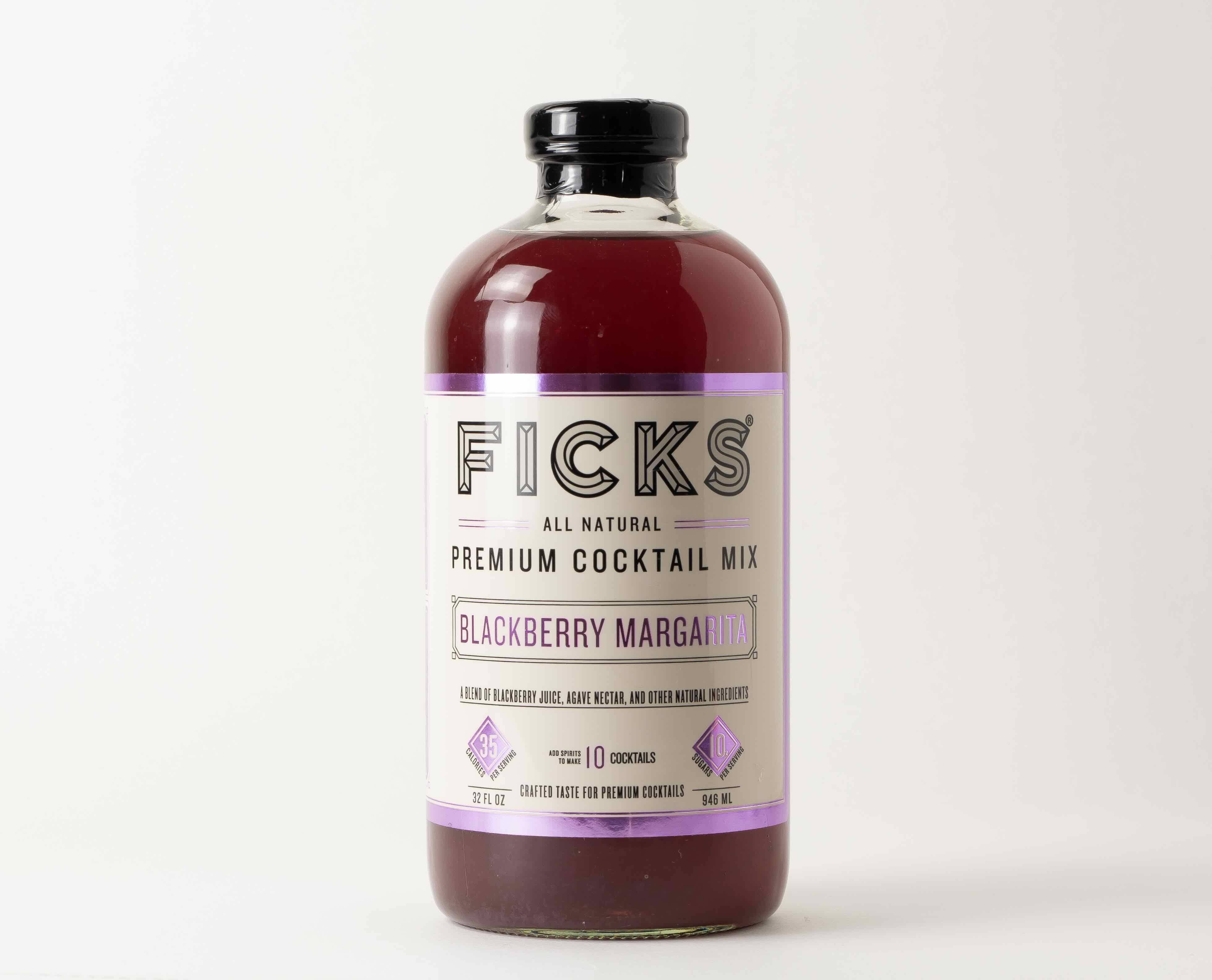 FICKS - Wholesale Cocktail Mix/Syrup - FICKS Premium Blackberry Margarita Cocktail Mix/Syrup