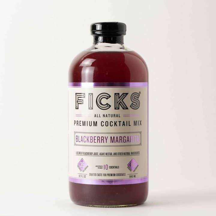 FICKS Premium Blackberry Margarita Cocktail Mix/Syrup for wholesale by FICKS