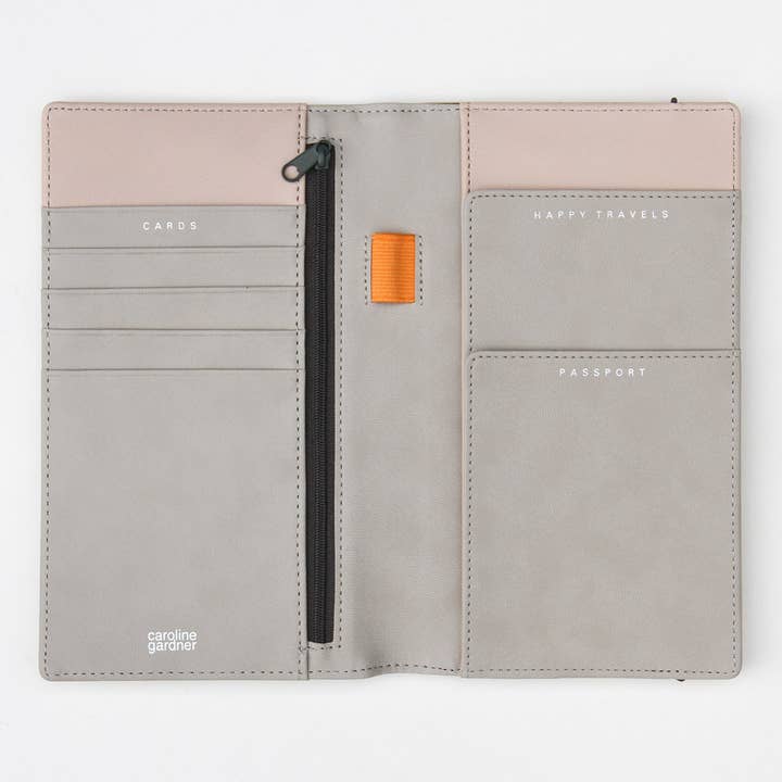 Caroline Gardner – Engroshandel Tegnebog - Dame – Guld rejsepunge med organiseringsrum1