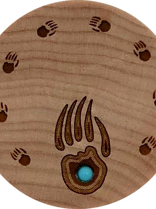 Bear Tracks Wood Dreambox for wholesale by Woodcutts Inc.