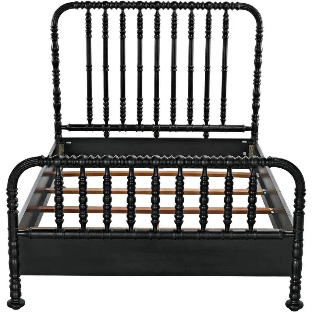 LOOMLAN - Wholesale Bed - Bachelor Black Wooden Bed Frame17