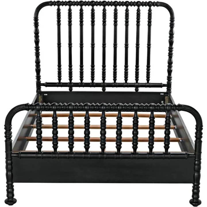 LOOMLAN - Wholesale Bed - Bachelor Black Wooden Bed Frame17