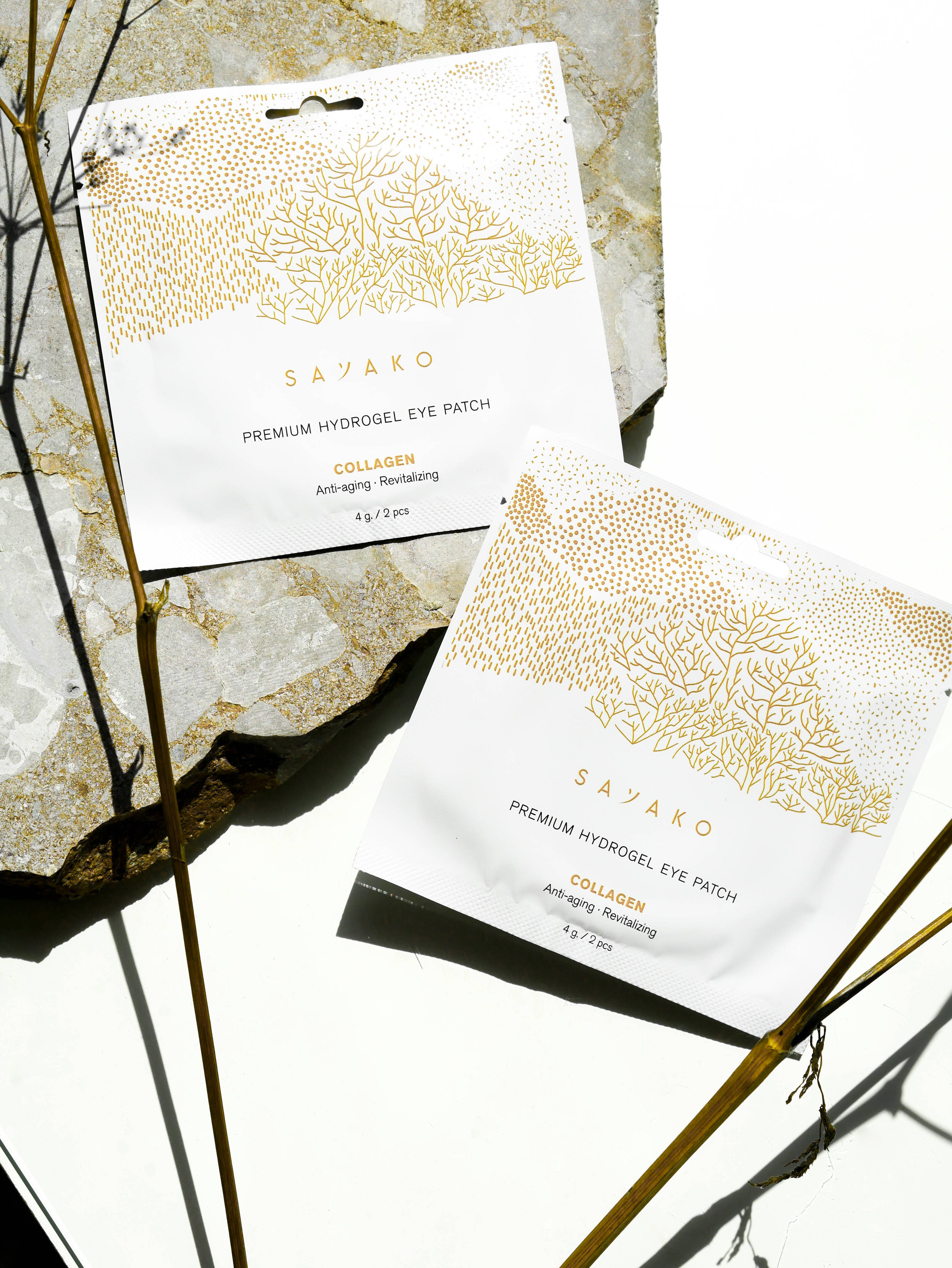 Sayako - Vendita all'ingrosso Maschere trattamento occhi - Patch occhi in idrogel al collagene confezione da 6 paia3