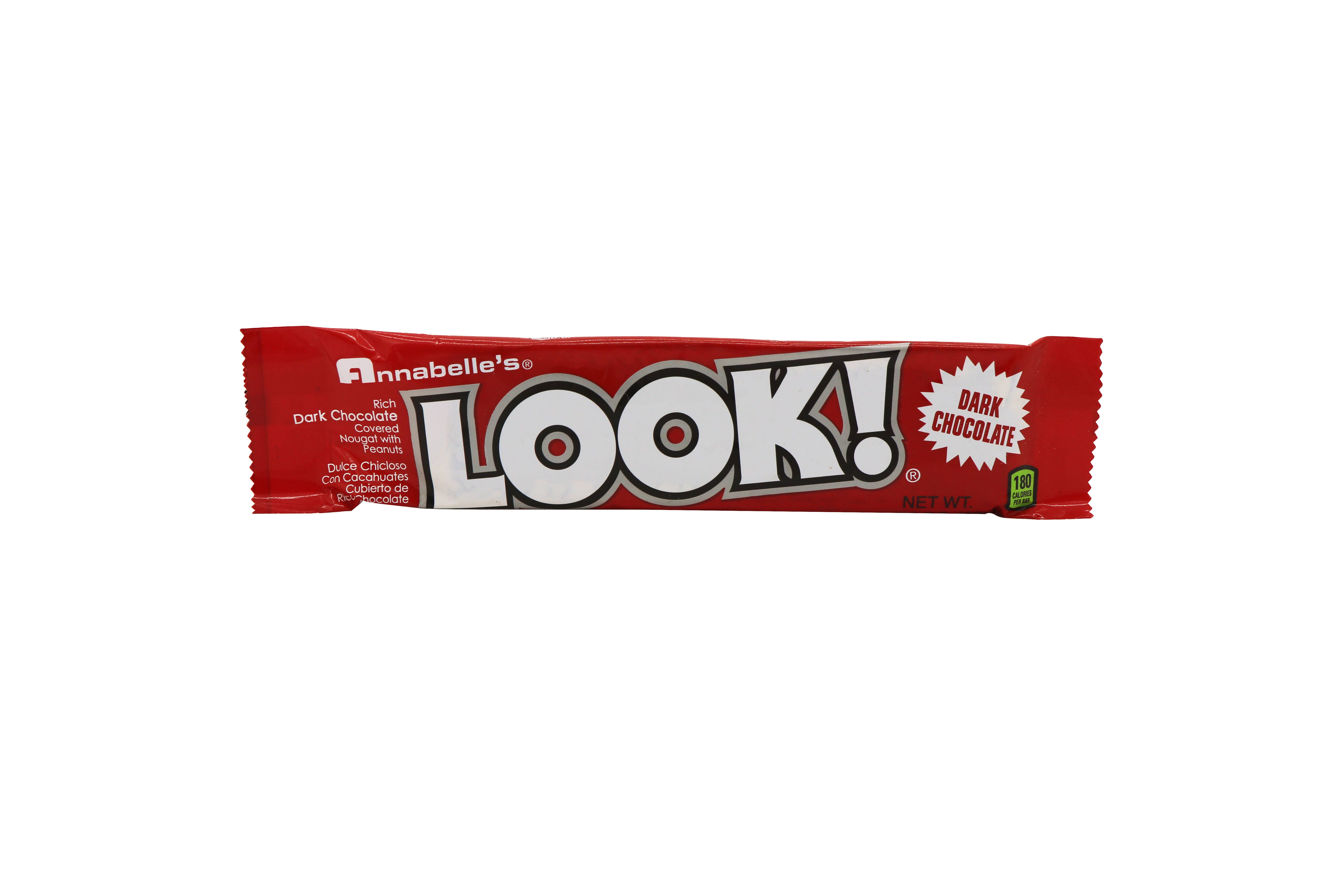 Grandpa Joe's Candy Shop - Wholesale Chocolate Bar - LOOK Dark Chocolate Bar, 1.37oz, 24ct Case1