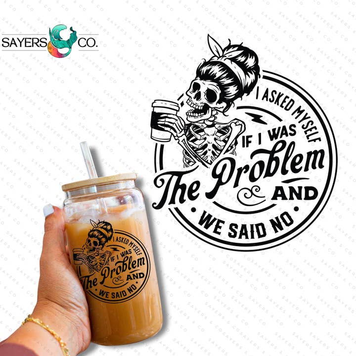 Impresión por Sublimación o Impresión en Vinilo: Me Pregunté 16oz Impresión para venta al por mayor de Sayers & Co.