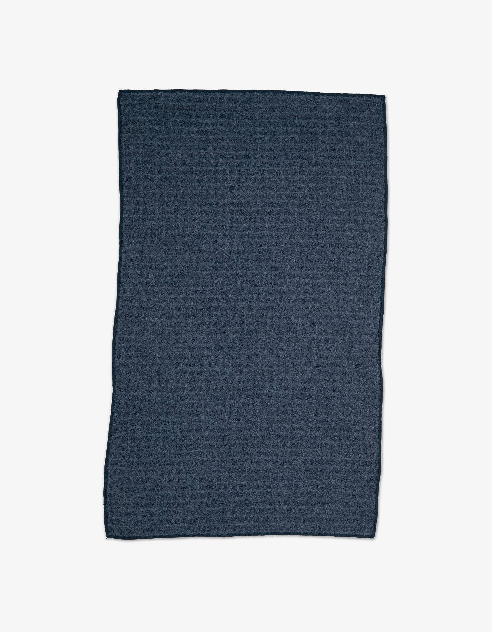 Geometry - Wholesale Bath Towel - Midnight Blue Waffle Bath Towel2