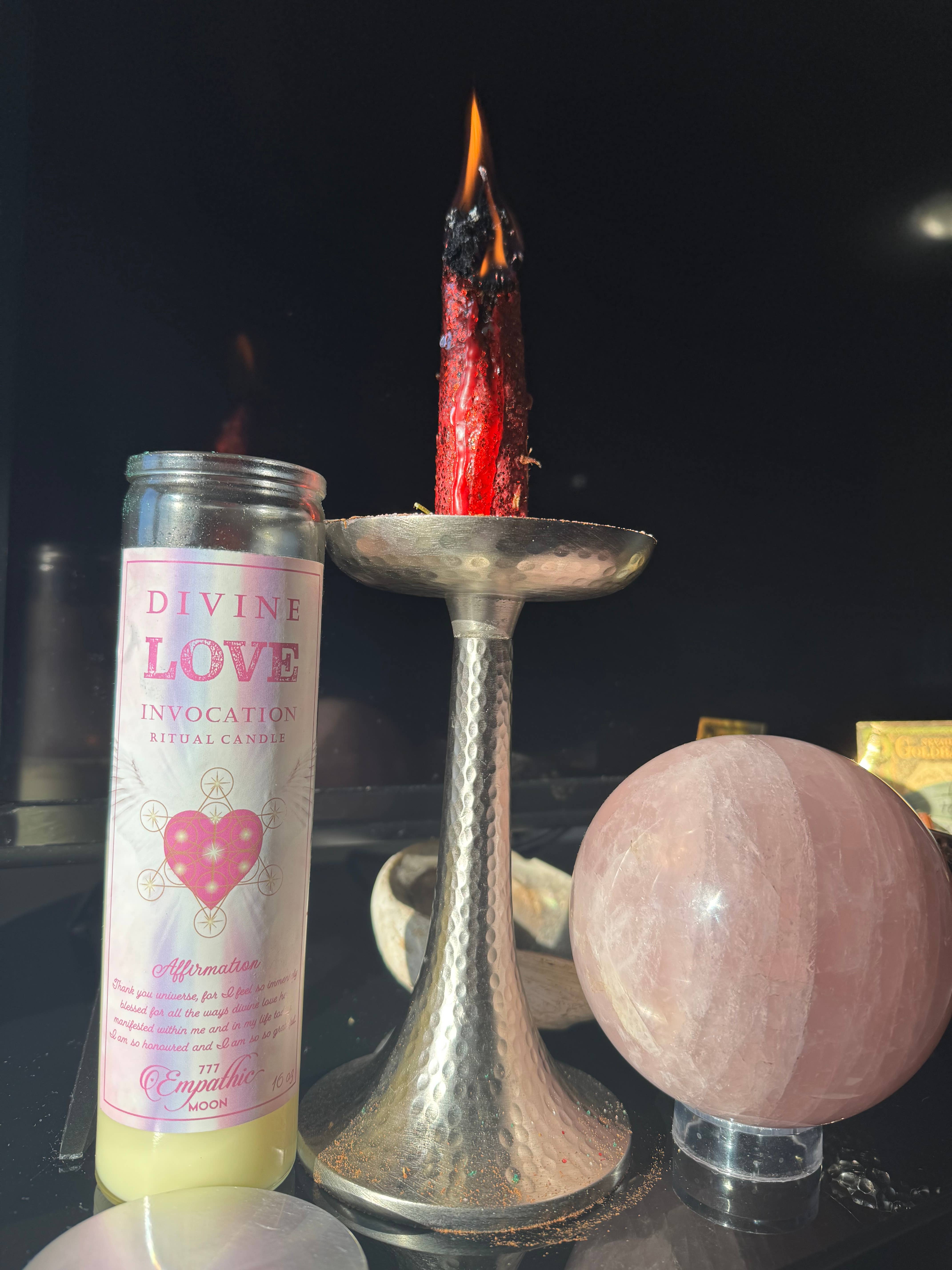 Empathic Moon 777 – Großhandel Opferkerze – Ritualkerze Divine Love | Attract Pure Love | 16 Oz.8