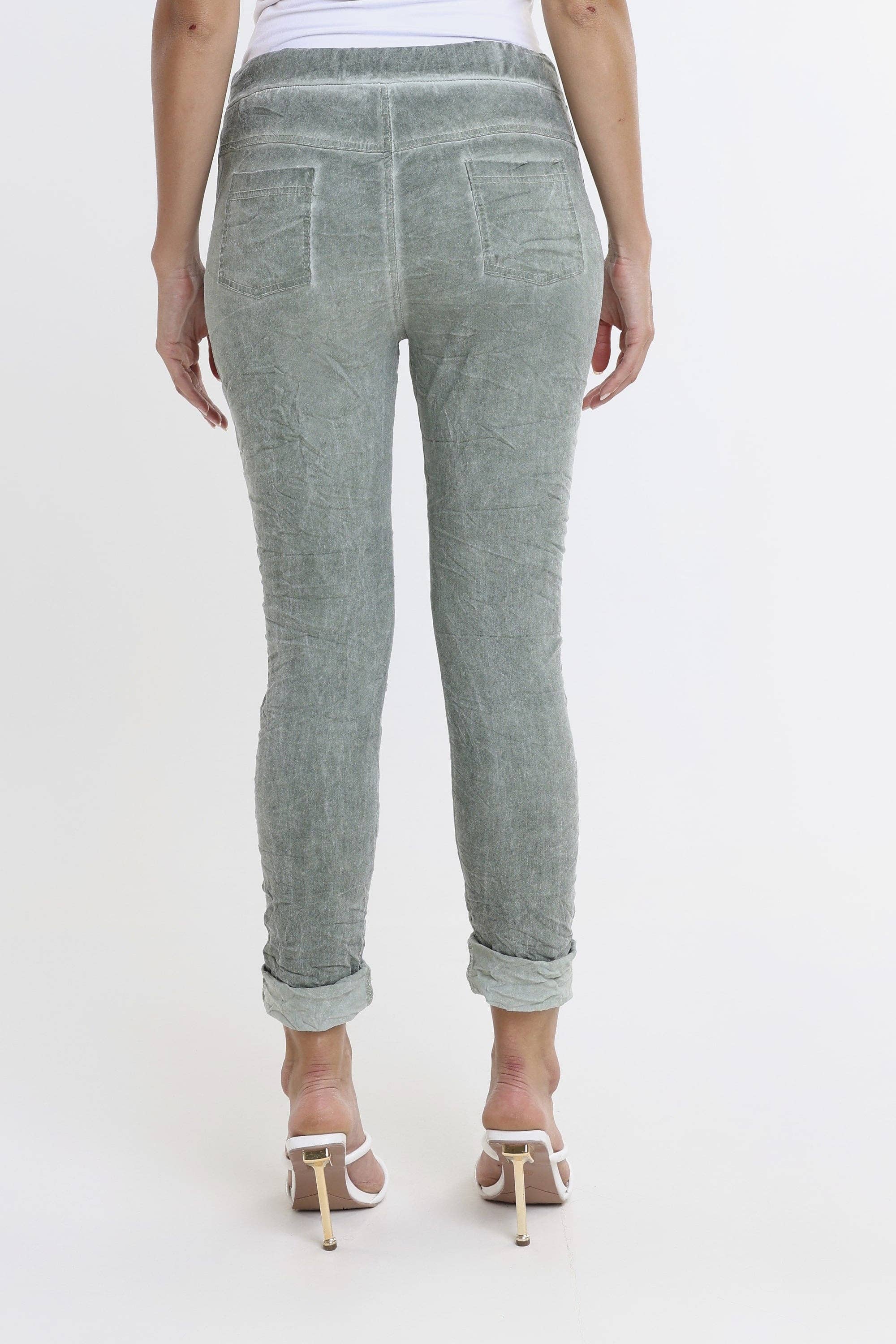 TINA Stephens Italy/Tees By Tina – Engroshandel Bukser - Dame – Kelly Leopard pailletbukser med pailletter (PL192L)11