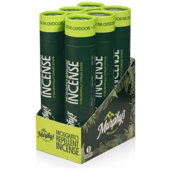 Murphy's Naturals - Wholesale Insect Repellent - Mosquito Repellent Incense Sticks - Display of 6 Tubes4