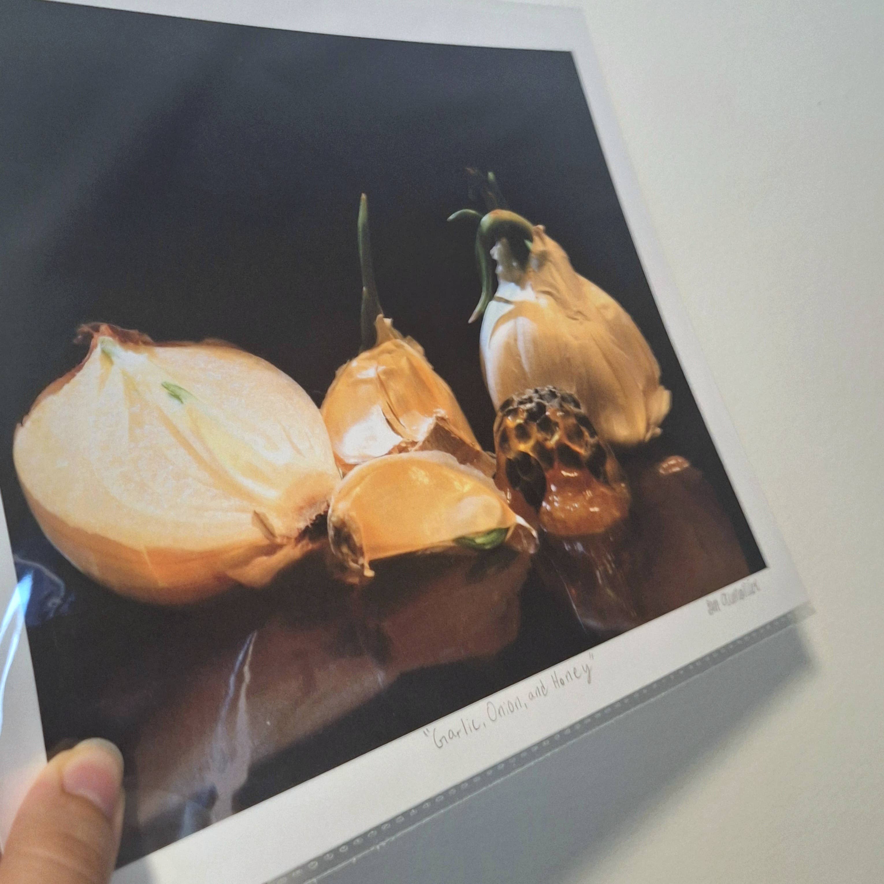Gen Aumonier Art - Wholesale Photograph - Garlic, Onion, & Honey 8"x10" Signed Photography Art Print5