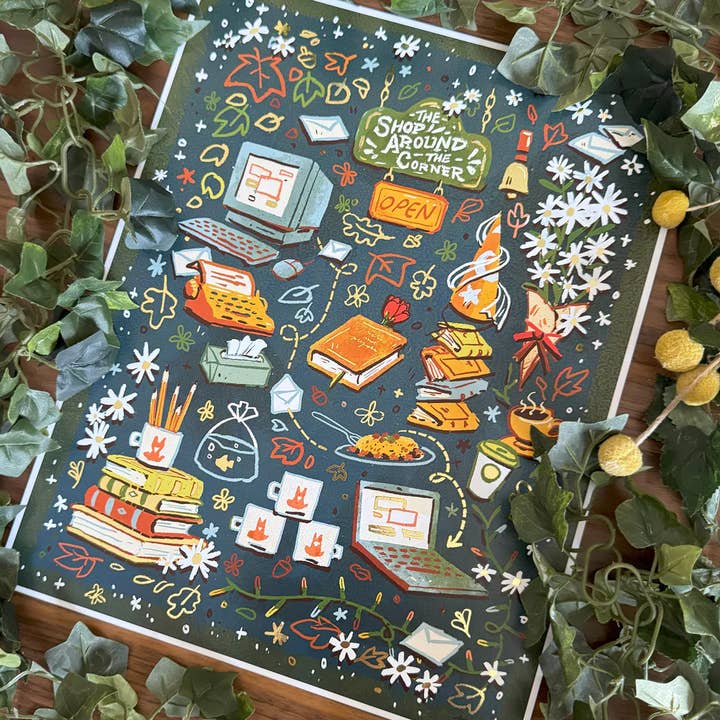 ginkgo house - Wholesale Art Print - Shop Around the Corner Print1