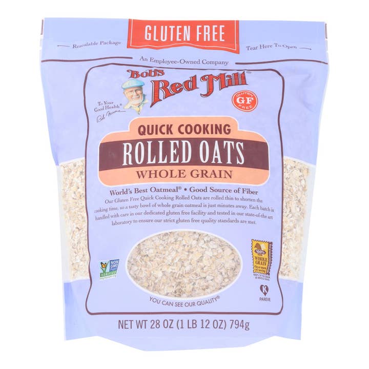 Bob's Red Mill Gluten-Free Quick Oats 4-Pack (28 oz each) for wholesale by Everyday Supply Co