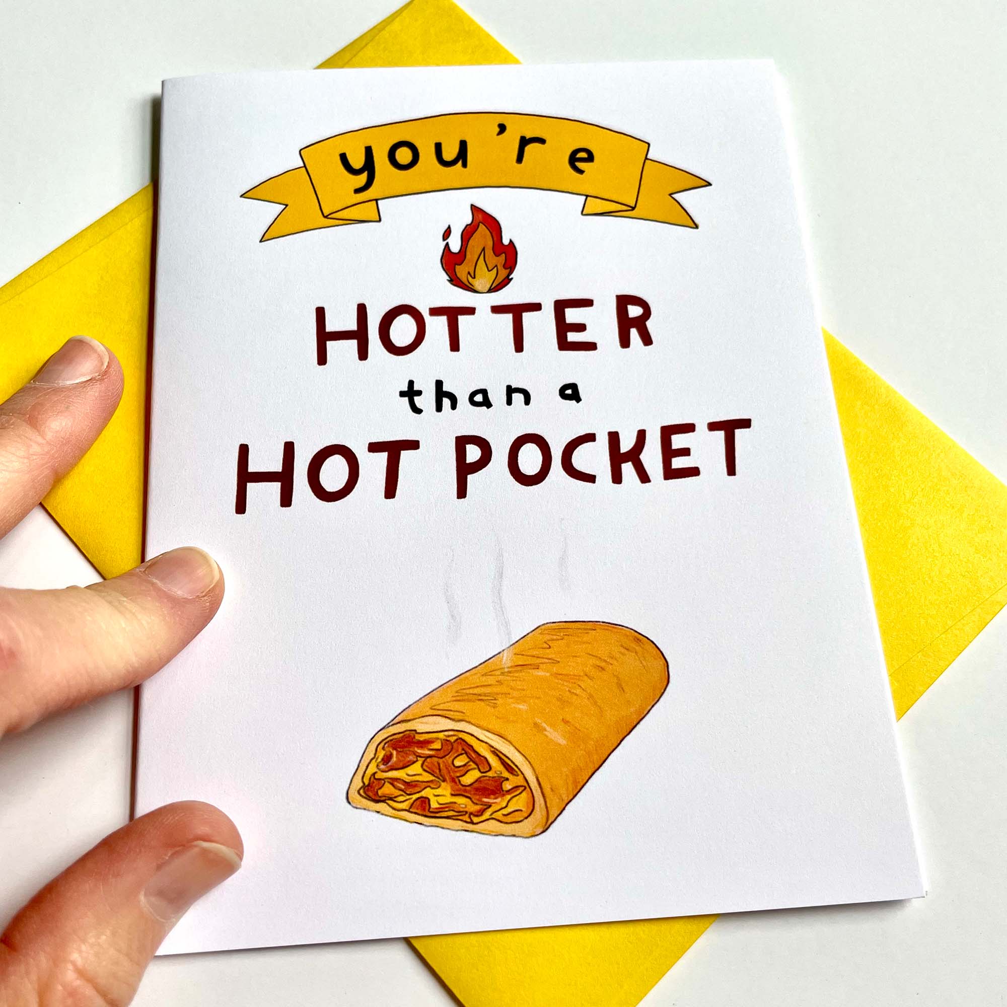 Aviate Press - Wholesale Love Card - Hotter Than A Hot Pocket Love Card6