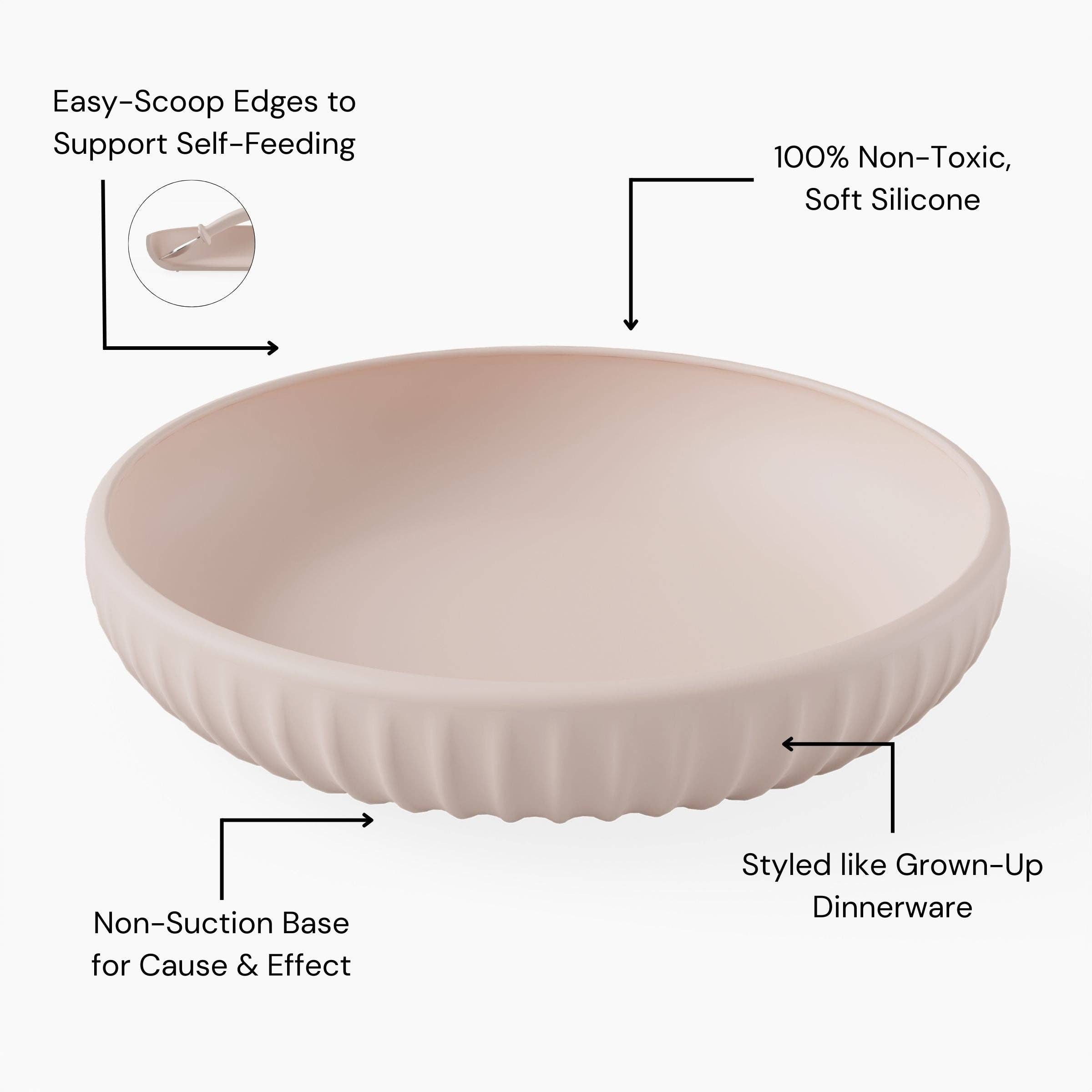 LittleKind - Wholesale Dinner Plate - Kids & Baby - Henley Silicone Plate5