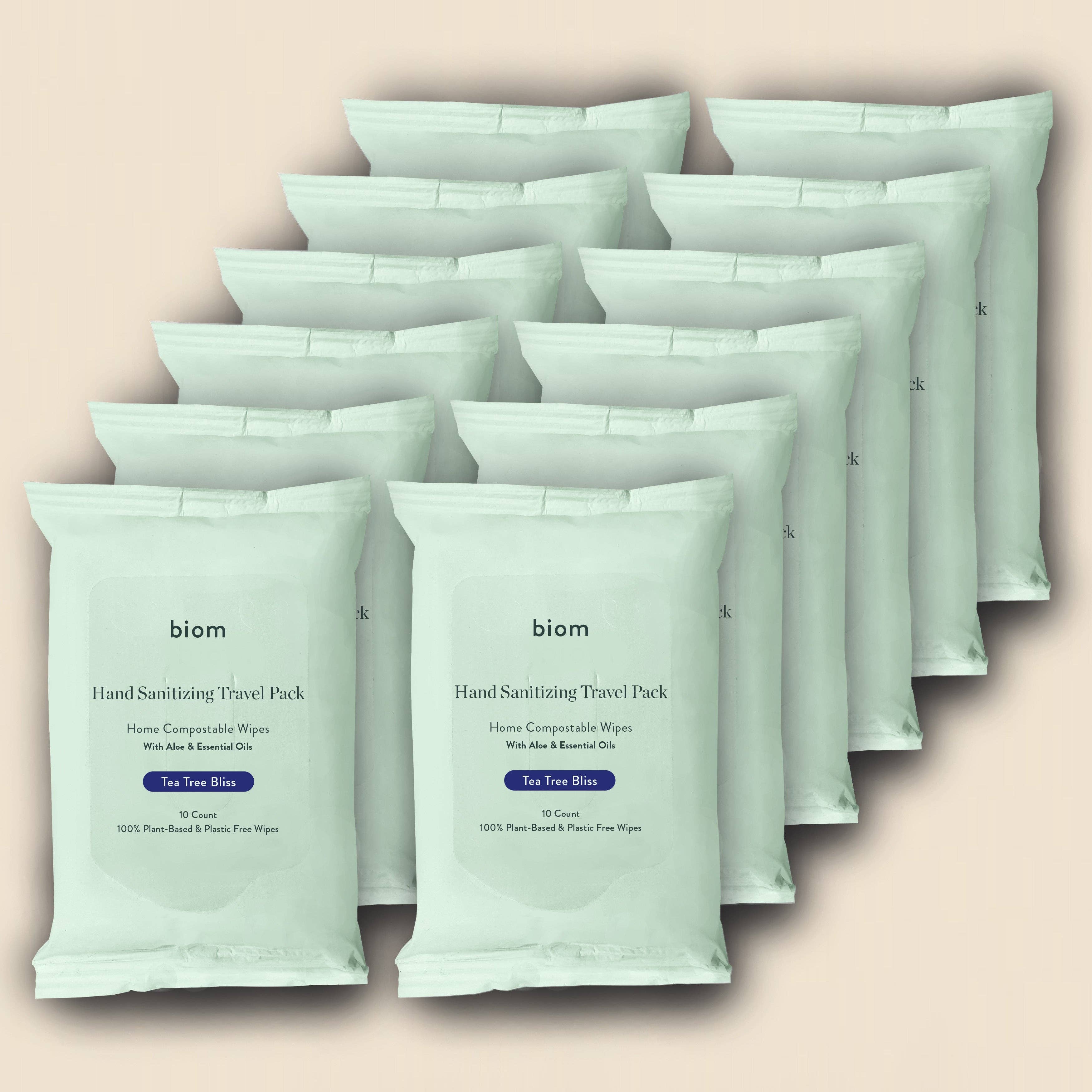 biom - Wholesale Hand Sanitizer - Hand Sanitizing Wipes - Travel Packs1