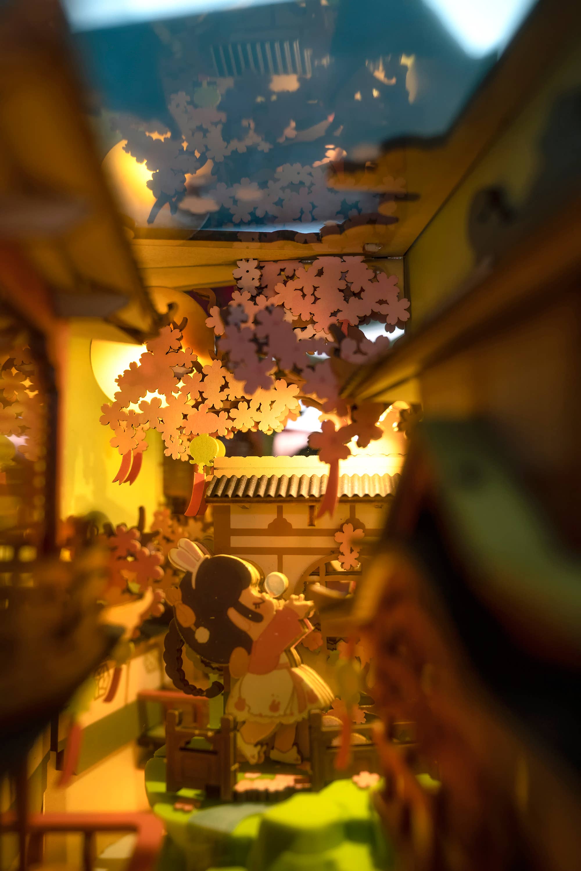 Hands Craft - Wholesale Puzzle - Kids - DIY Book Nook Kit: Falling Sakura6