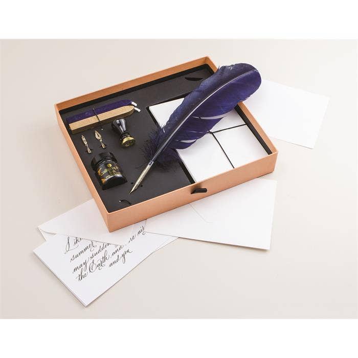 Manuscript – wholesale Stationery/notecard set – Manuscript Quill Correspondance Set1