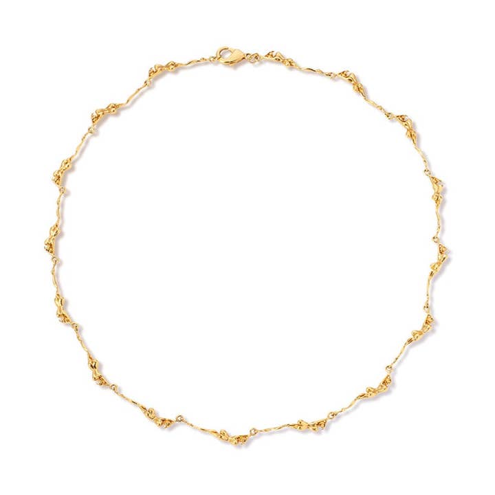 Gold Leah Necklace for wholesale by Minnie Lane