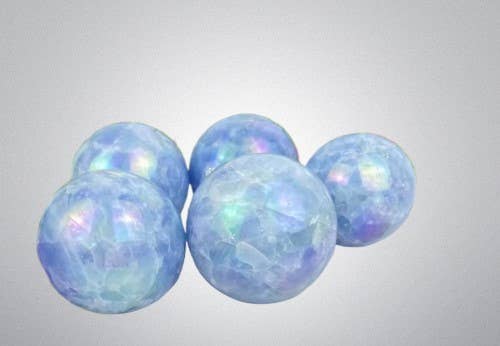 AmazeU - Wholesale Crystal Charging Plate - Blue Calcite Crystal Sphere (1 kg/2.2 lbs pack)   0