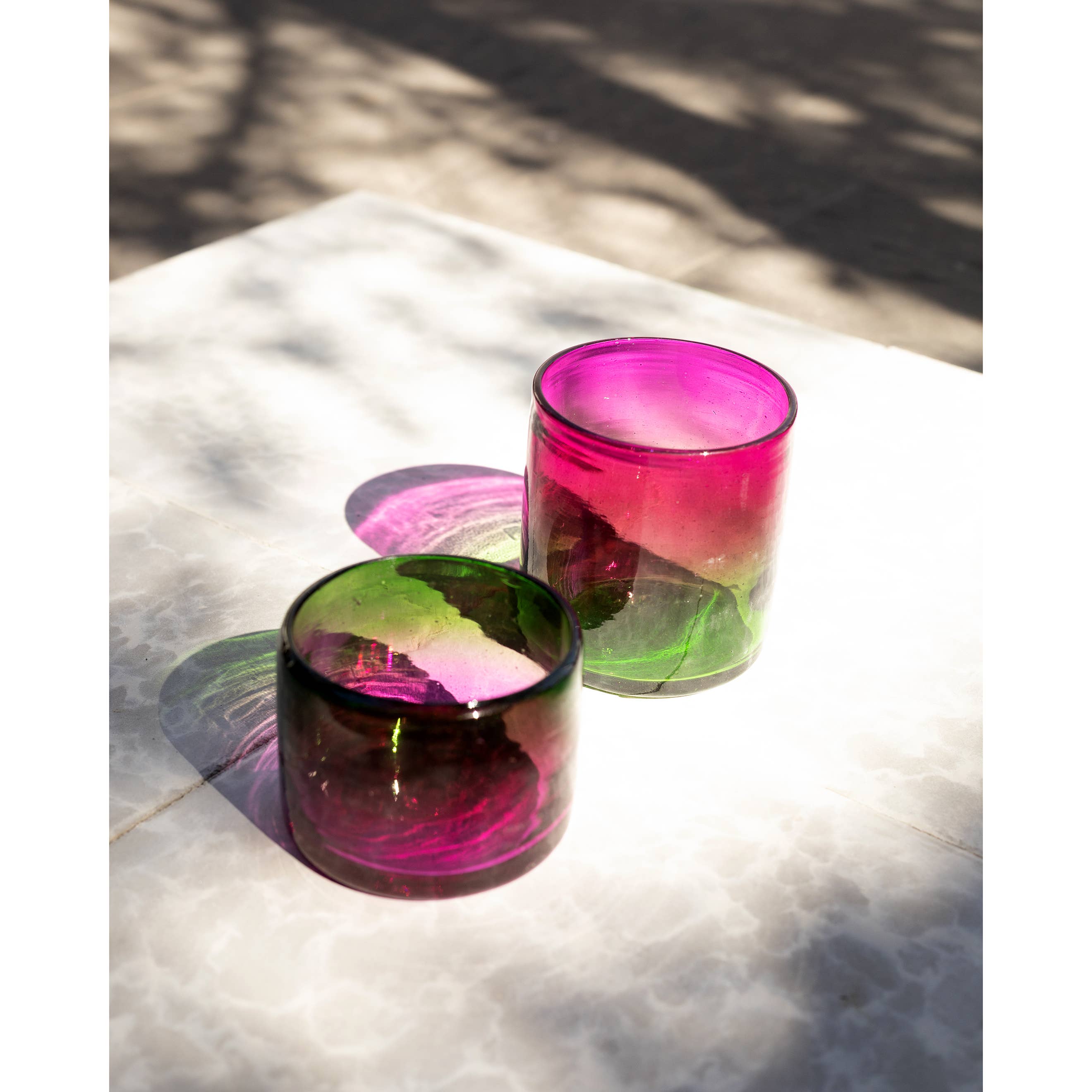 LUZ Collection – wholesale Cocktail/liquor glass – Hand Blown Wine Cocktail Glass - Fiushaverde - 2 sizes 1