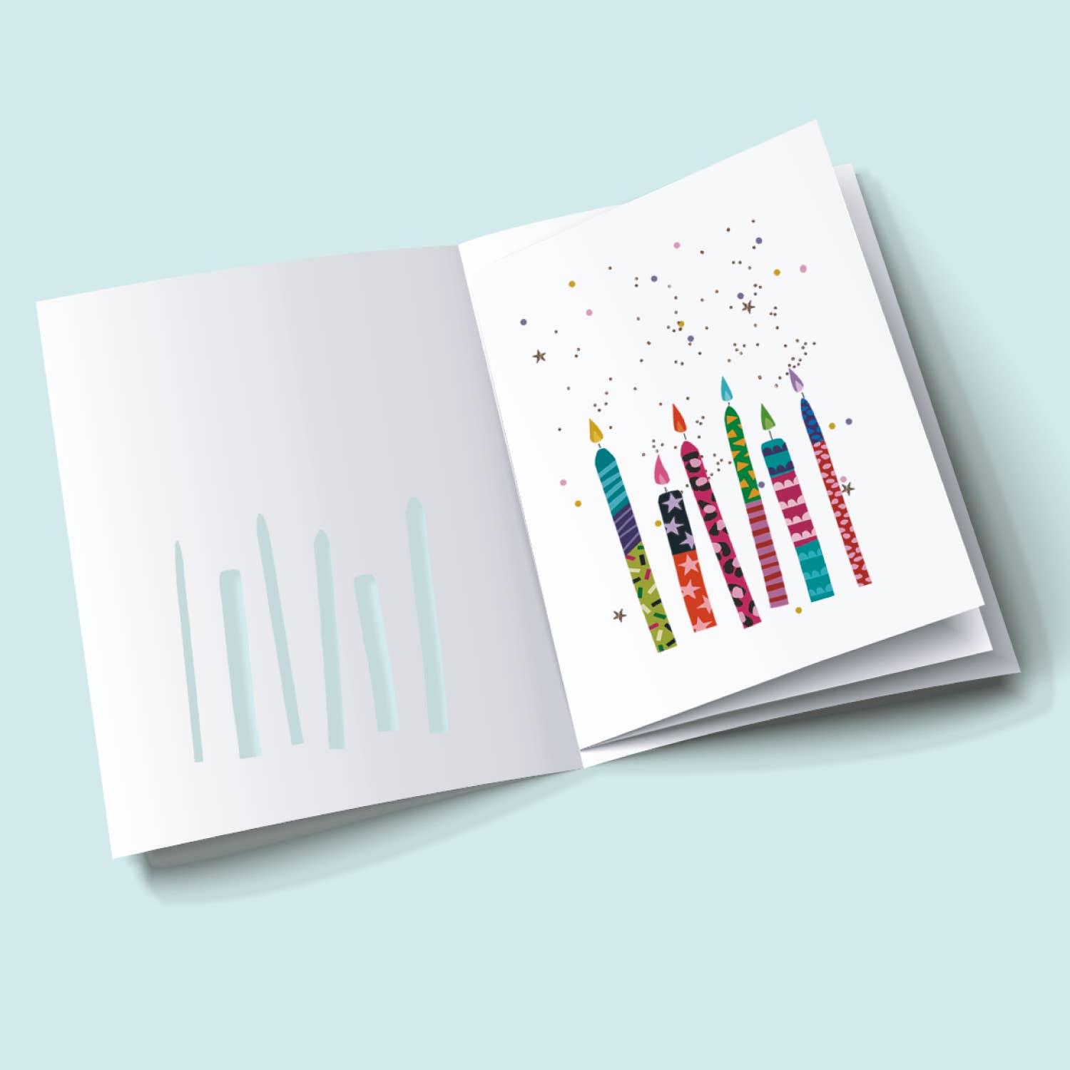 Second Nature Ltd - Wholesale Everyday Greeting Card - Candles - Sorbet Sunshine - Second Nature1