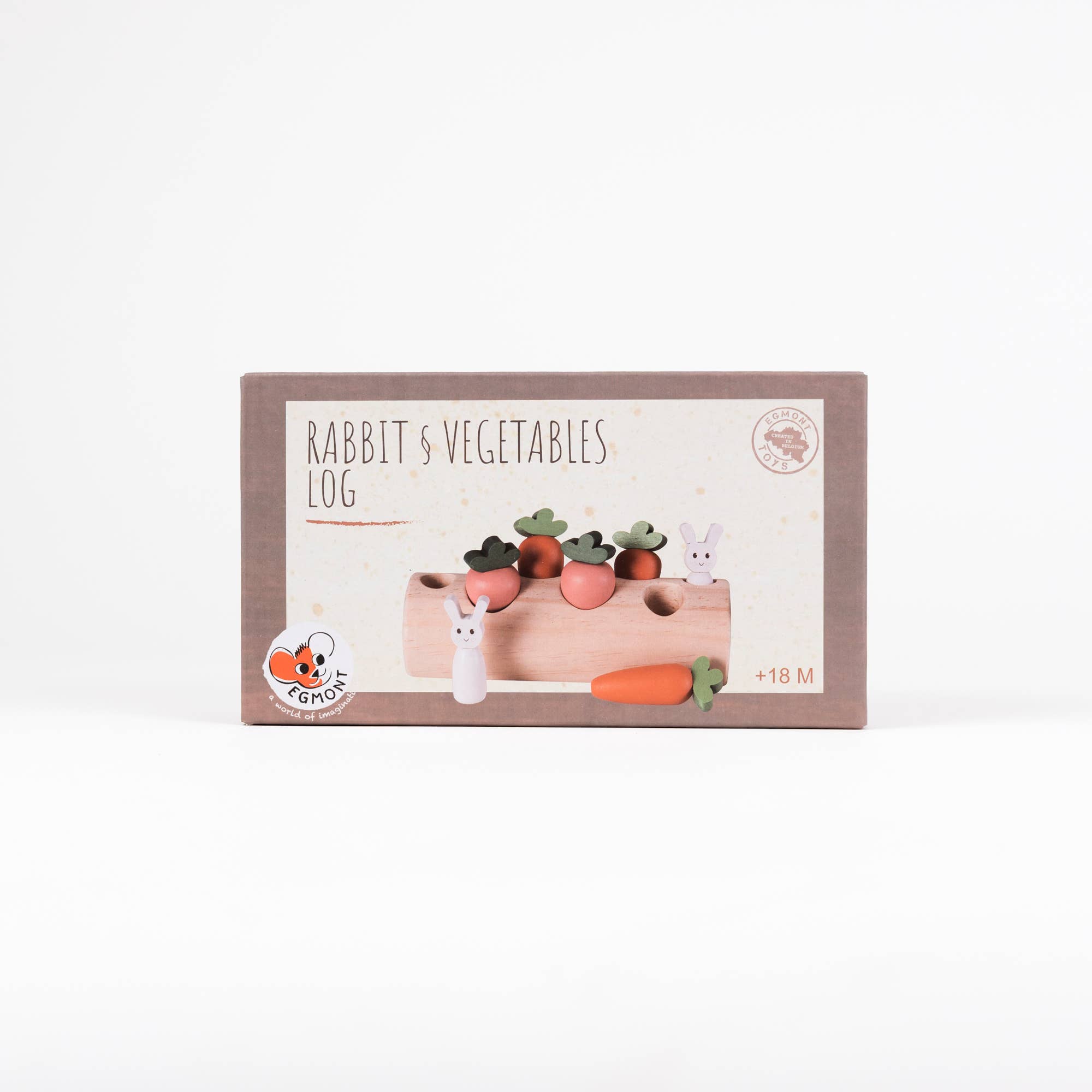 Egmont - Wholesale Wood Toy - Kids - Rabbit and Vegetables Log16