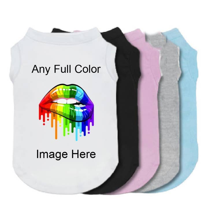 Custom Full Color Graphic Dog Shirt for wholesale by The Honest Dog Company