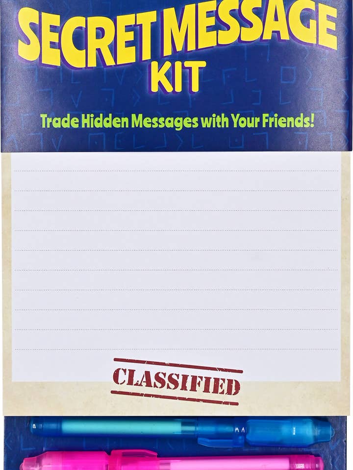 Secret Message Kit for wholesale by Peter Pauper Press