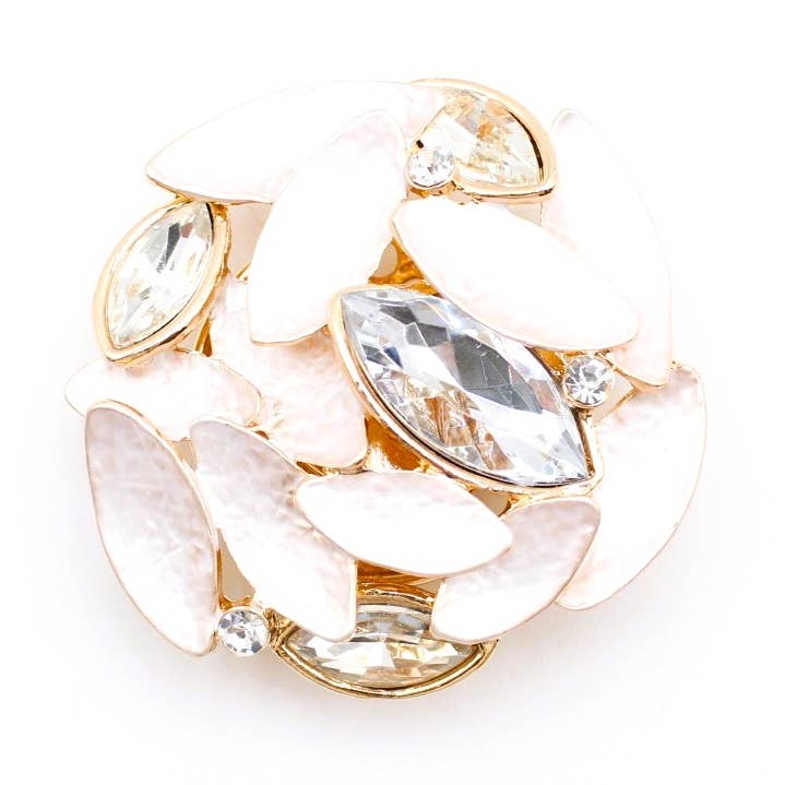 Magnetic brooch with abstract design for wholesale by Reference Mode