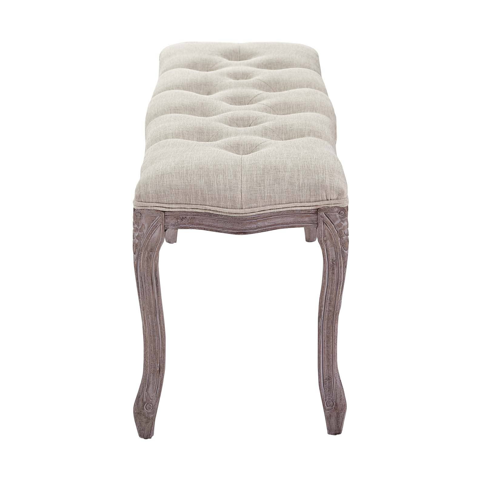 Modway - Wholesale Bench - Regal Vintage French Upholstered Fabric Bench2