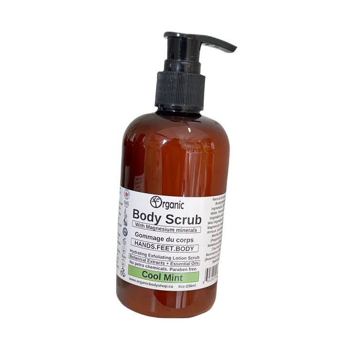 Körperpeeling. Magnesium. Kühle Minze. für den Großhandel von Organic Body Shop