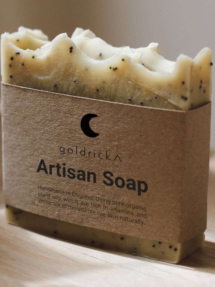 Økologisk håndlavet artisan-sæbe for engroshandel hos Goldrick Natural Living