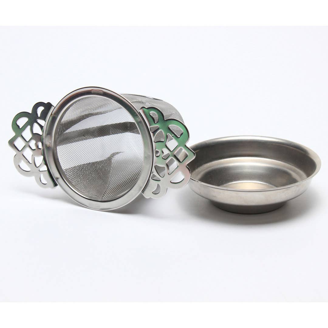 ARELO – wholesale Tesil/Infuser – ARELO Tekula i rostfritt stål med droppbricka - hög3