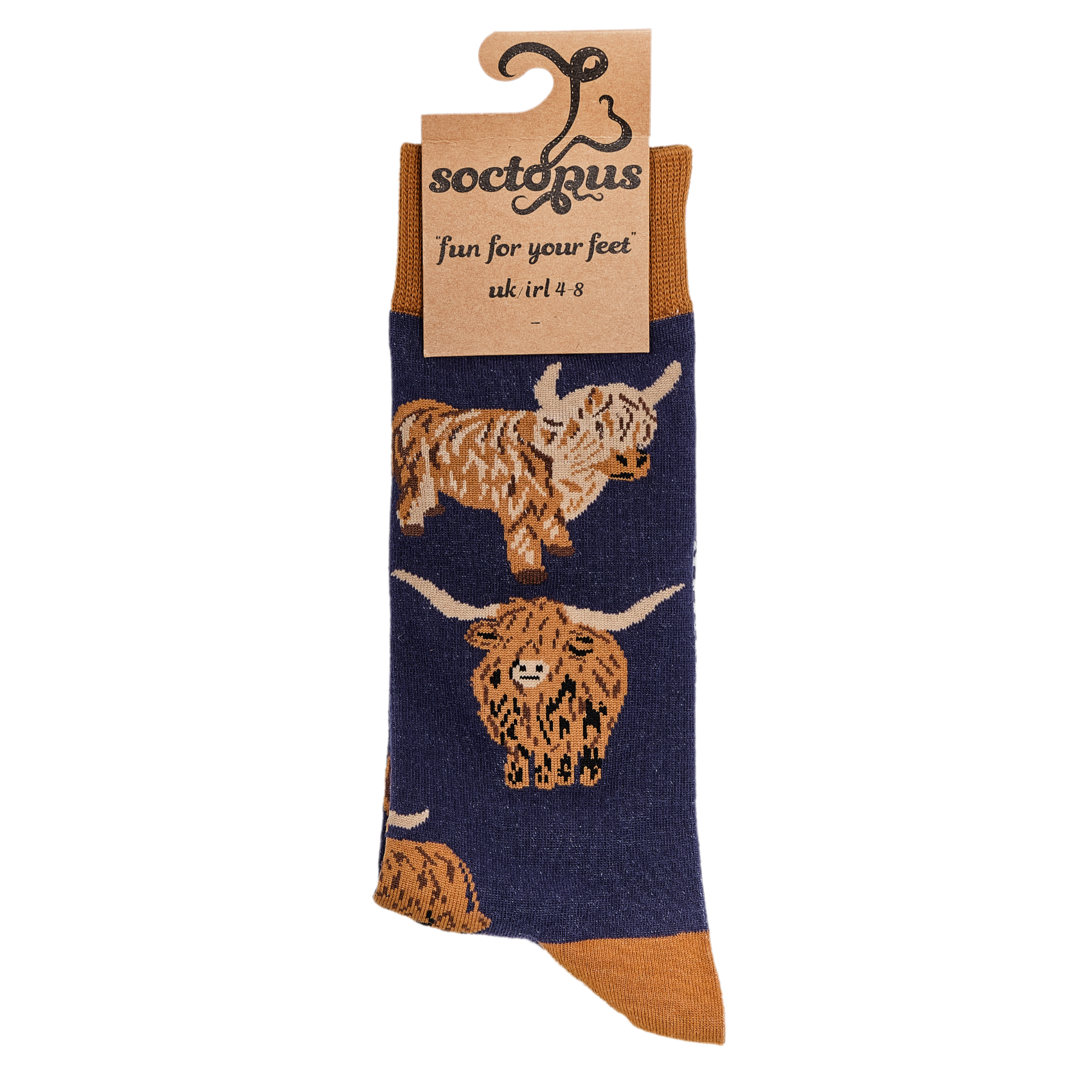 Socktopus - Wholesale Sokken - Uniseks - Highland Cow Socks - Och Aye the Moo!18